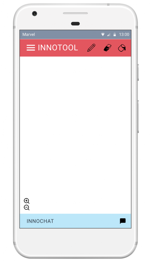 Innotool's blank drawing board